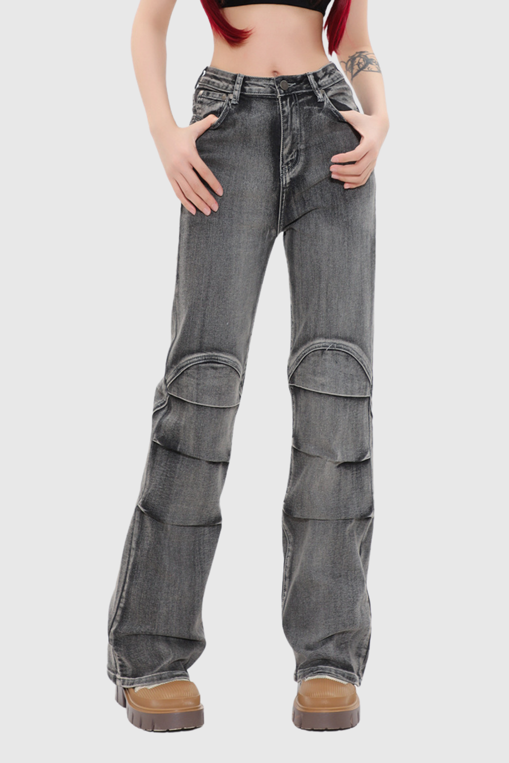 Boro Bleached Deconstruct Jeans