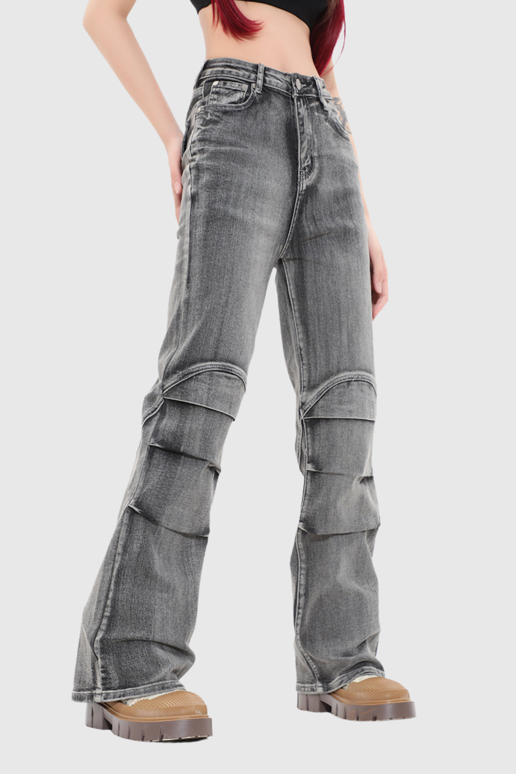 Boro Bleached Deconstruct Jeans