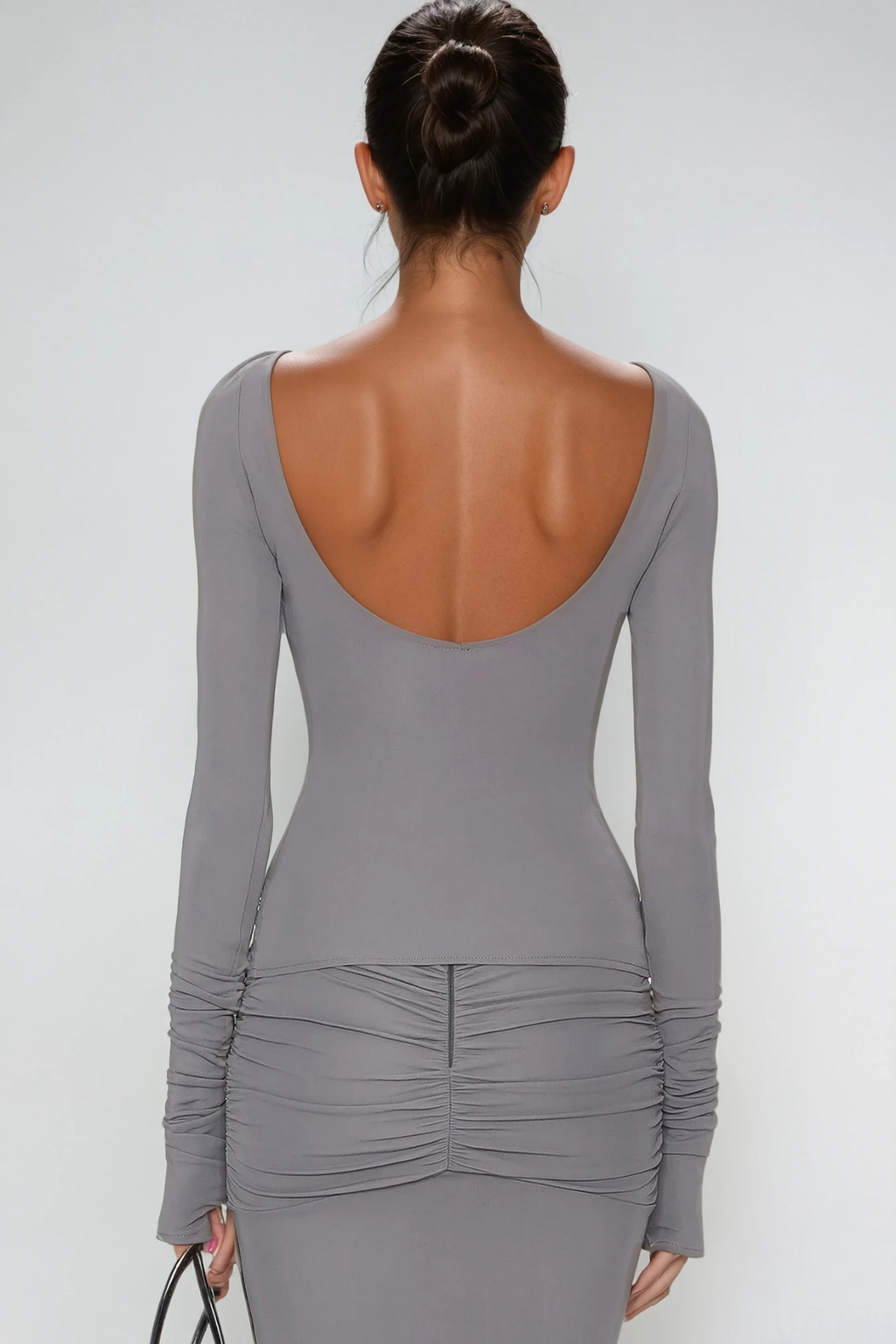 Borys Bow Ruch Maxi Dress