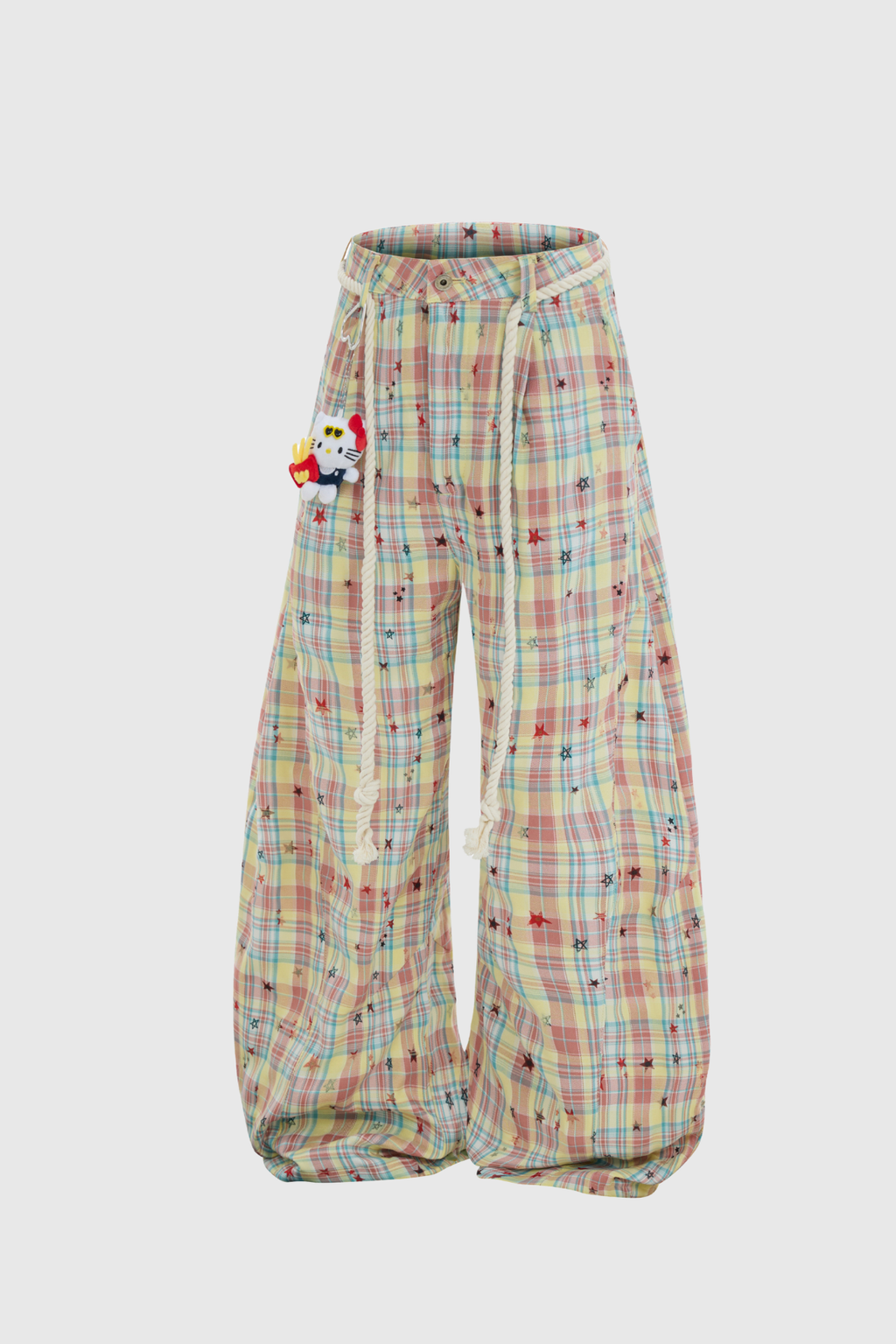 Botum Grid Star Jeans In Yellow