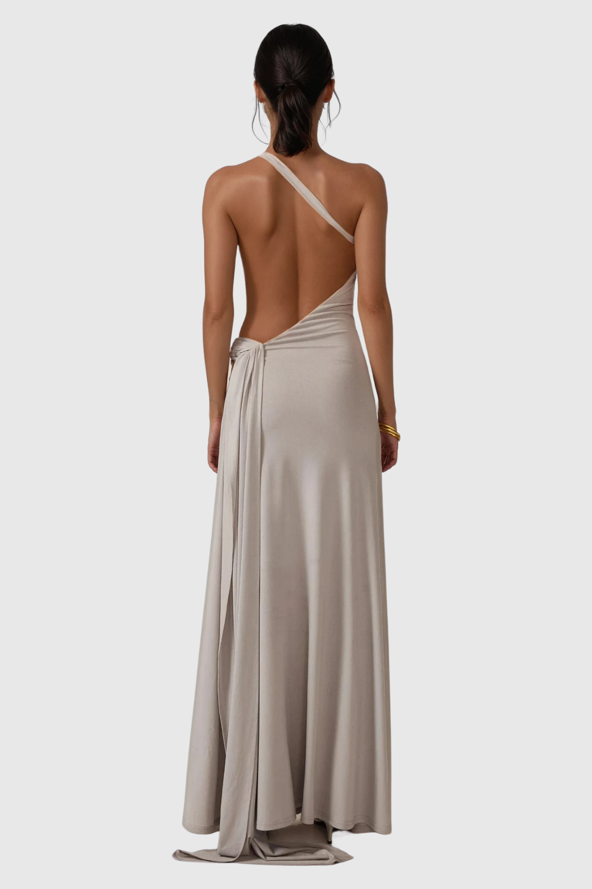 Bowen One Shouder Backless Maxi Dress