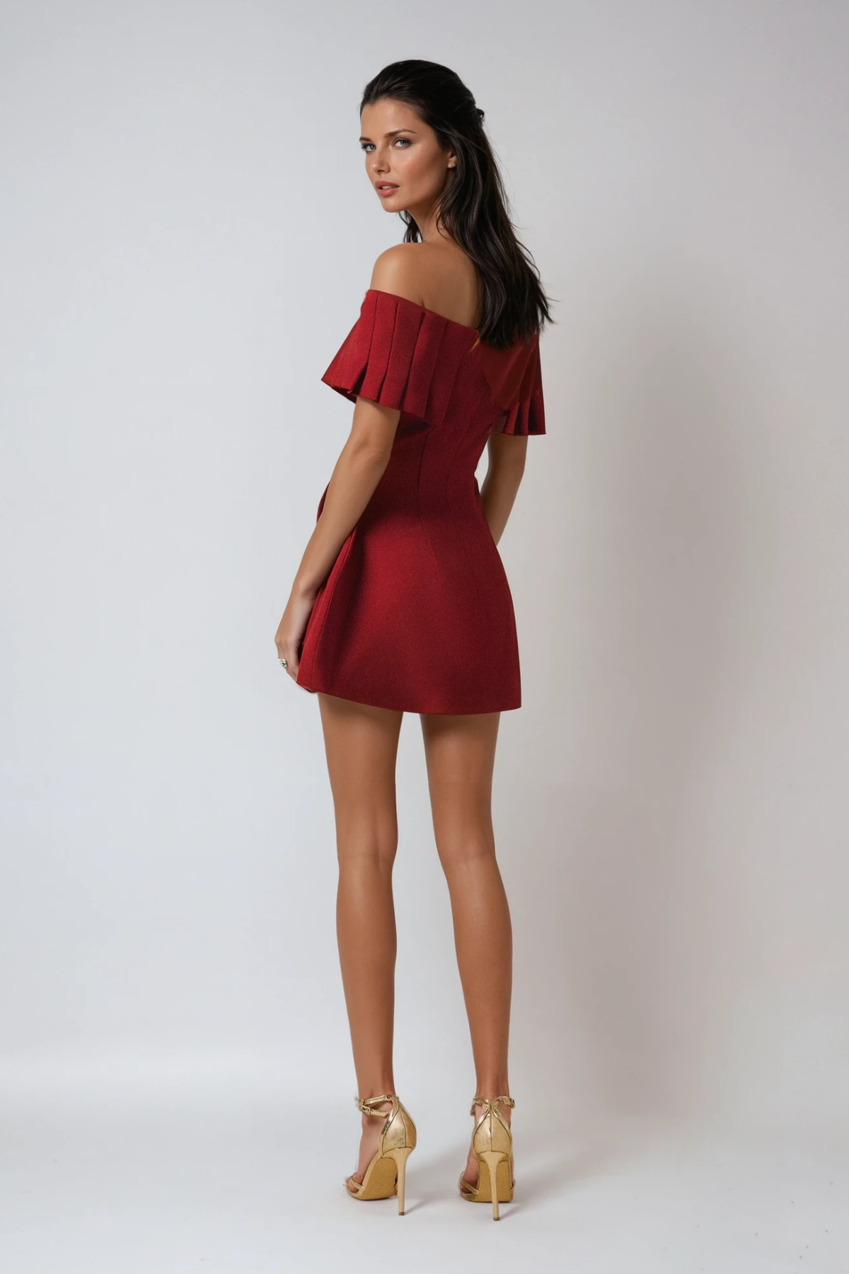 Braam Strapless Ruch Mini Dress