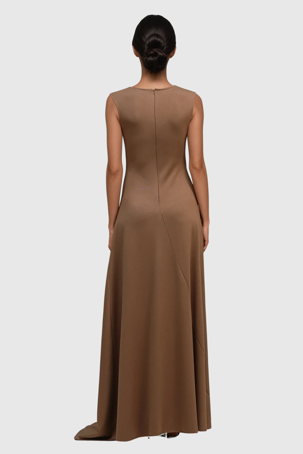 Bragi Sleeveless Asymmetric Maxi Dress