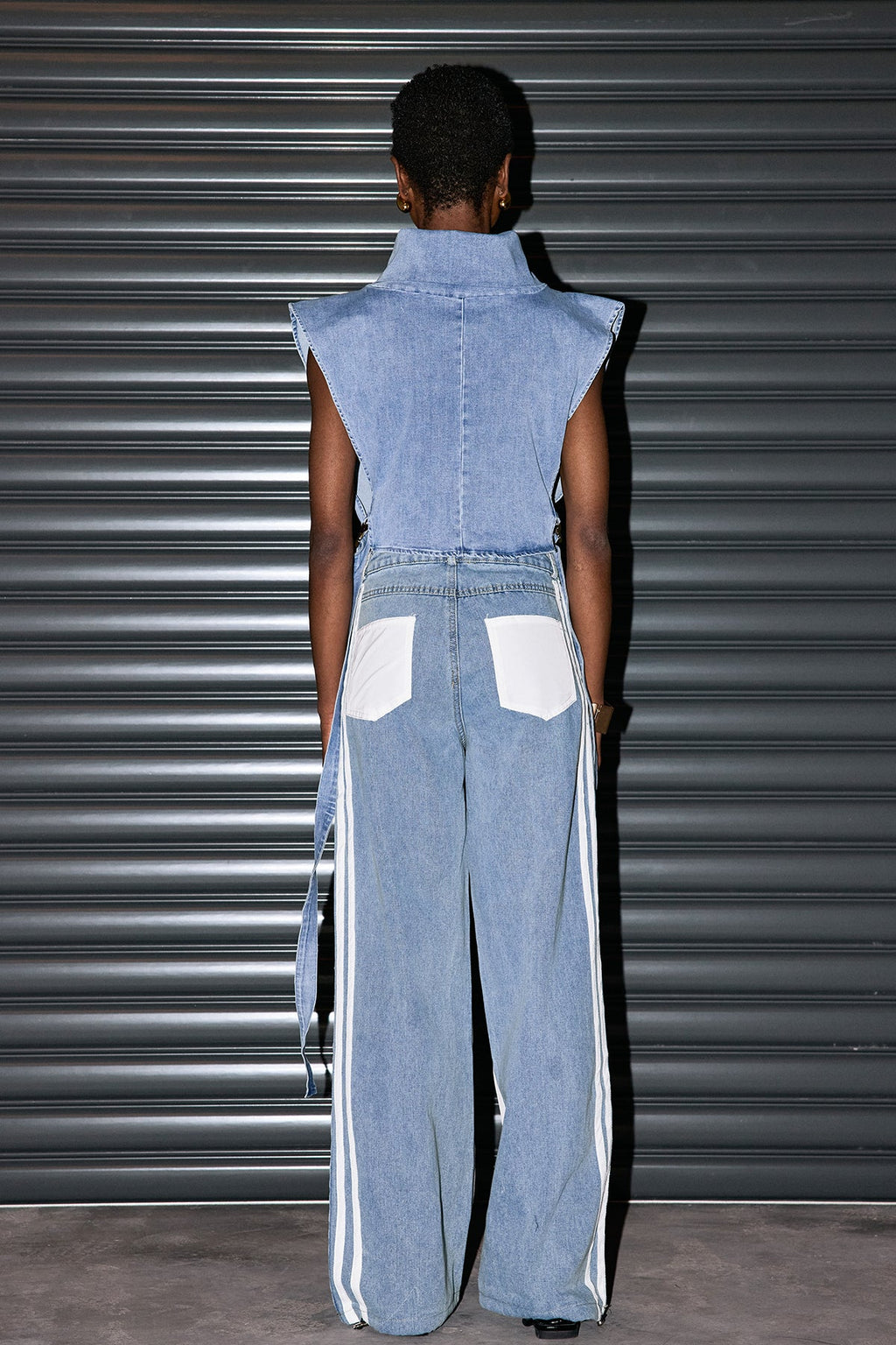 Cade Deconstruct Stripe Jeans