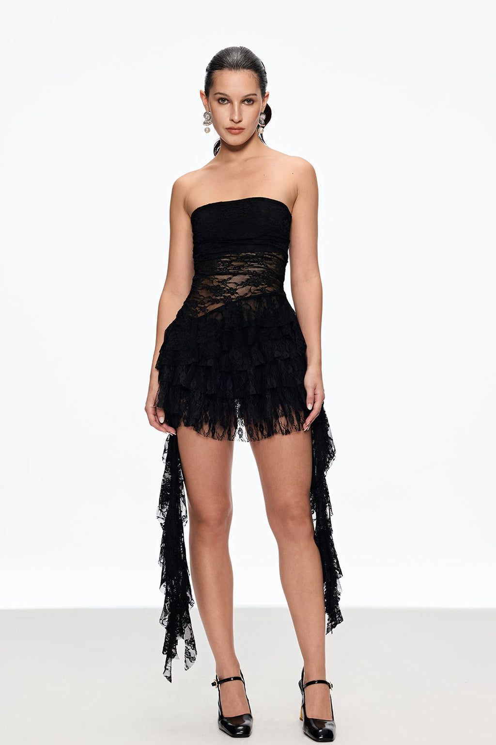 Caelan Lace Ruffle Skirt Set