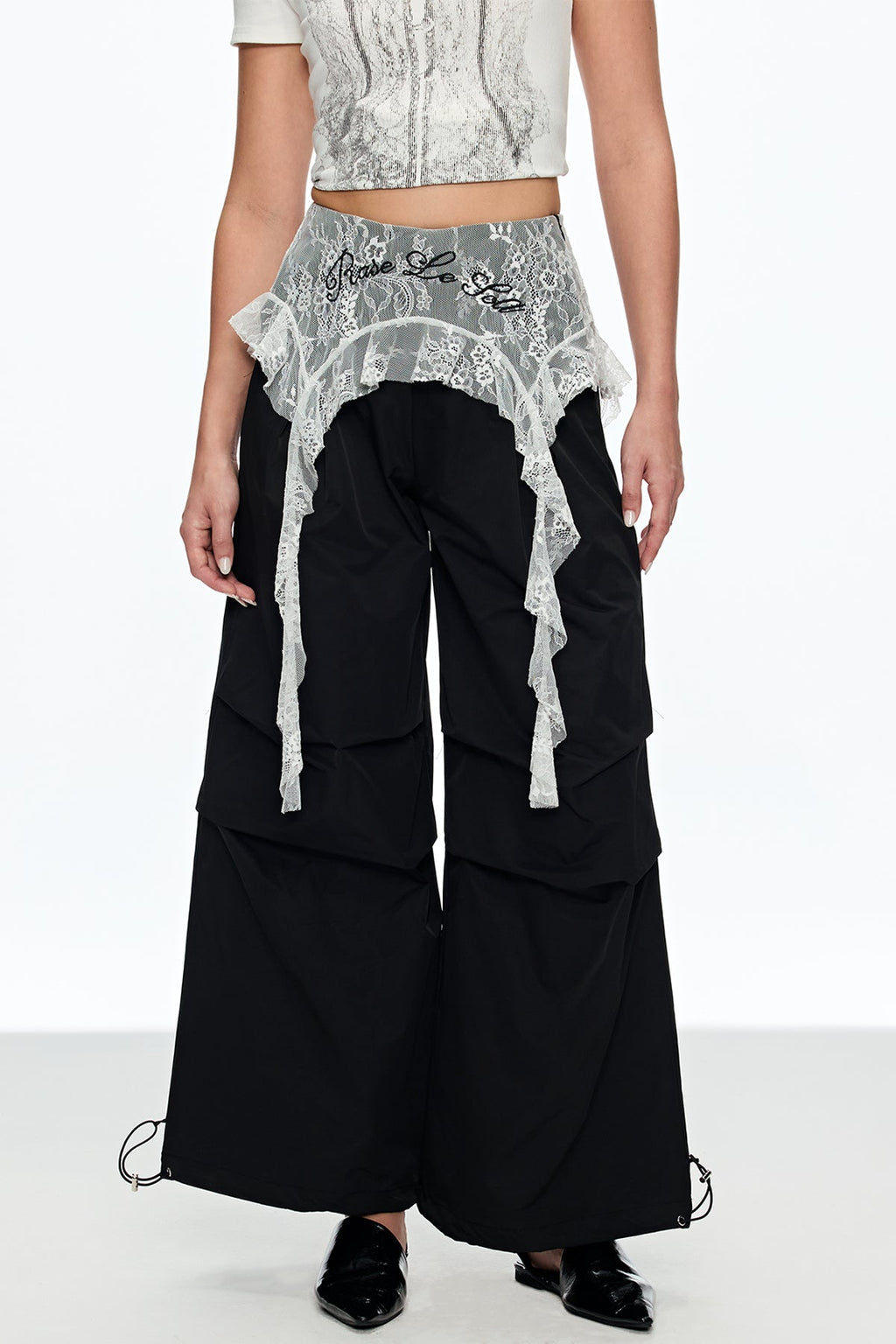 Caelina Lace Wide Leg Pants