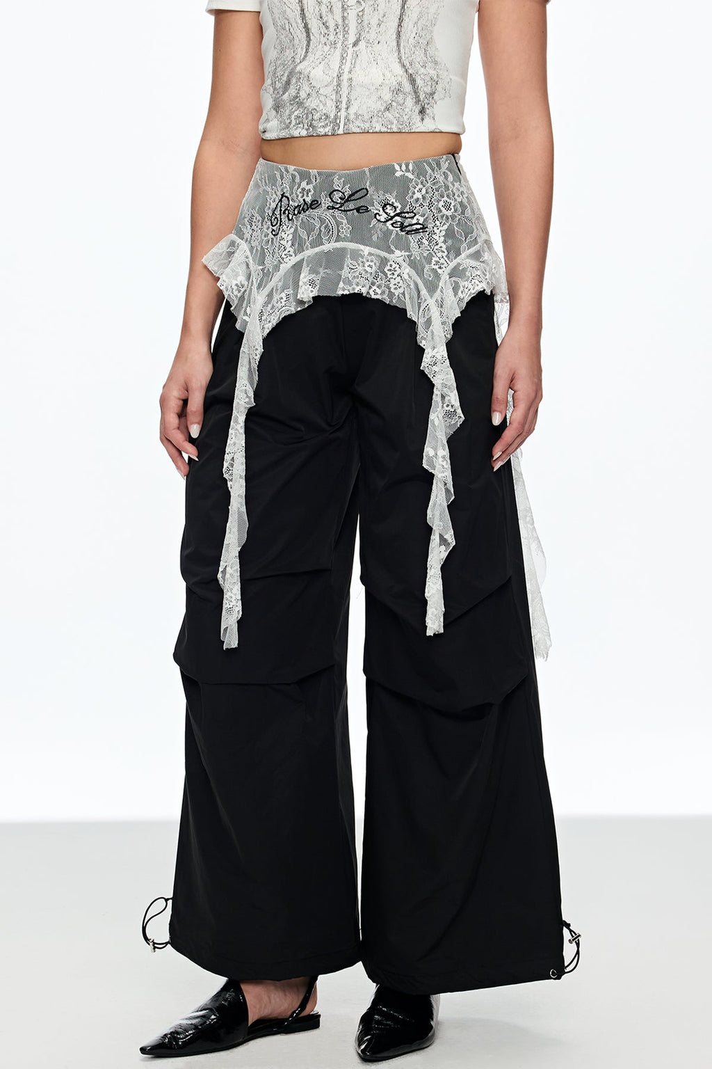 Caelina Lace Wide Leg Pants