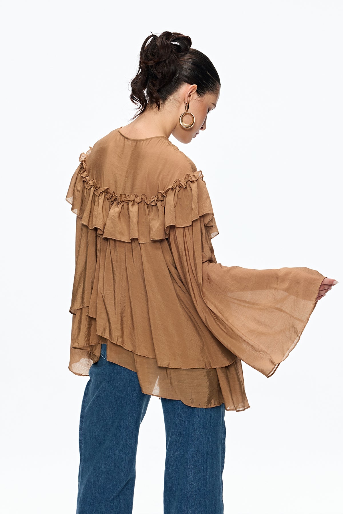 Cairbre Ruffle Fringe Top