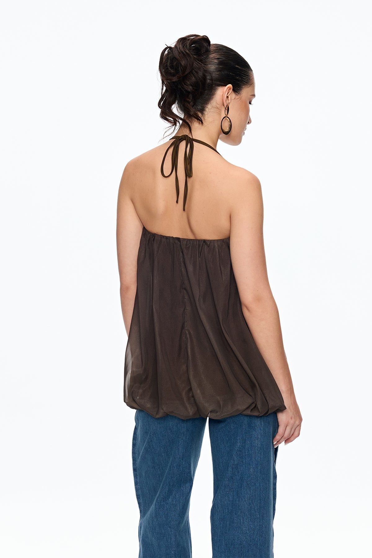 Cairo Halter Neck Ruch Top