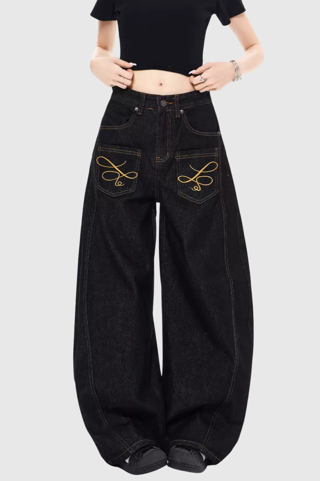 Callias Print Baggy Jeans