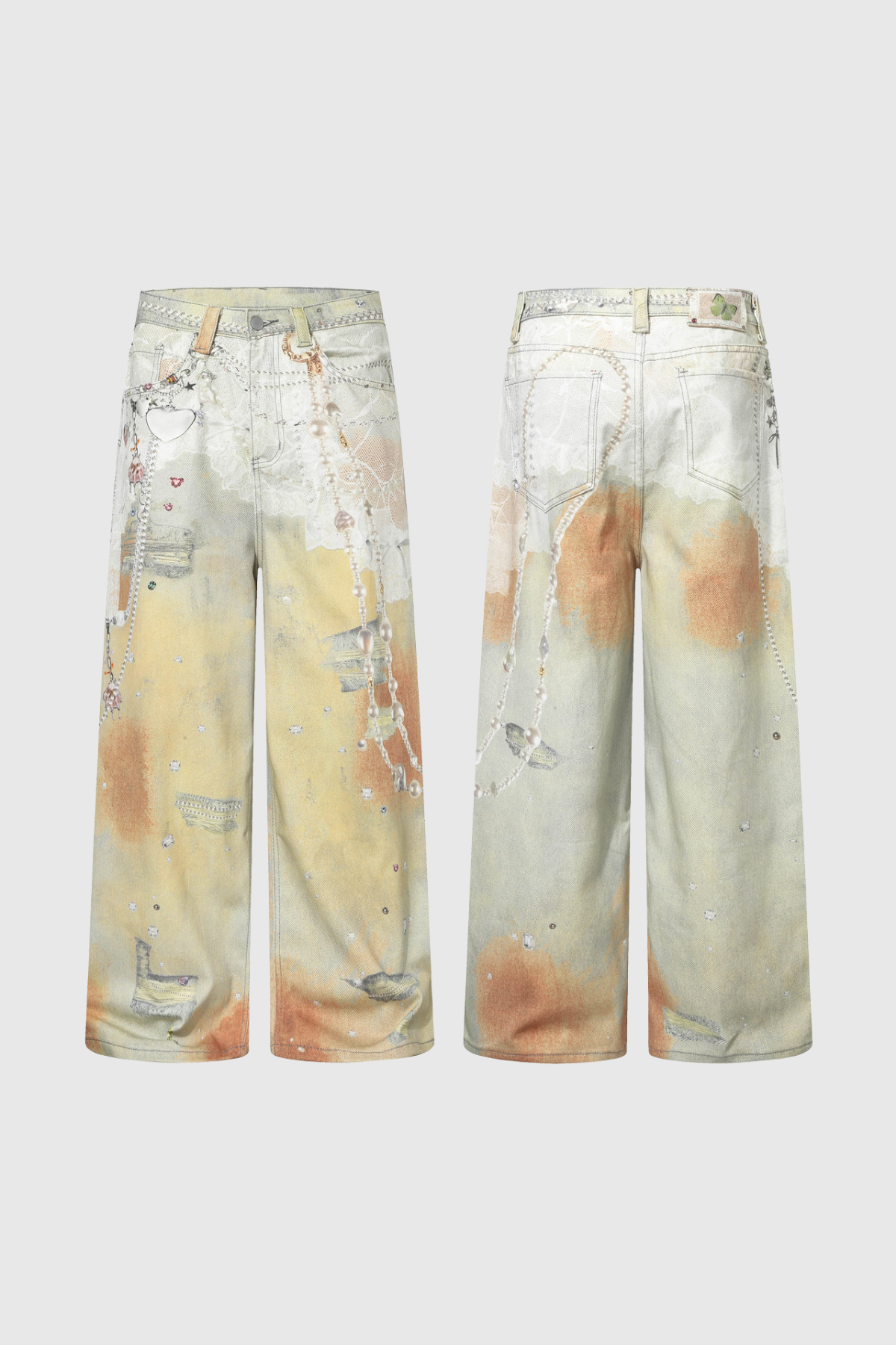 Calum Print Hayley Jeans