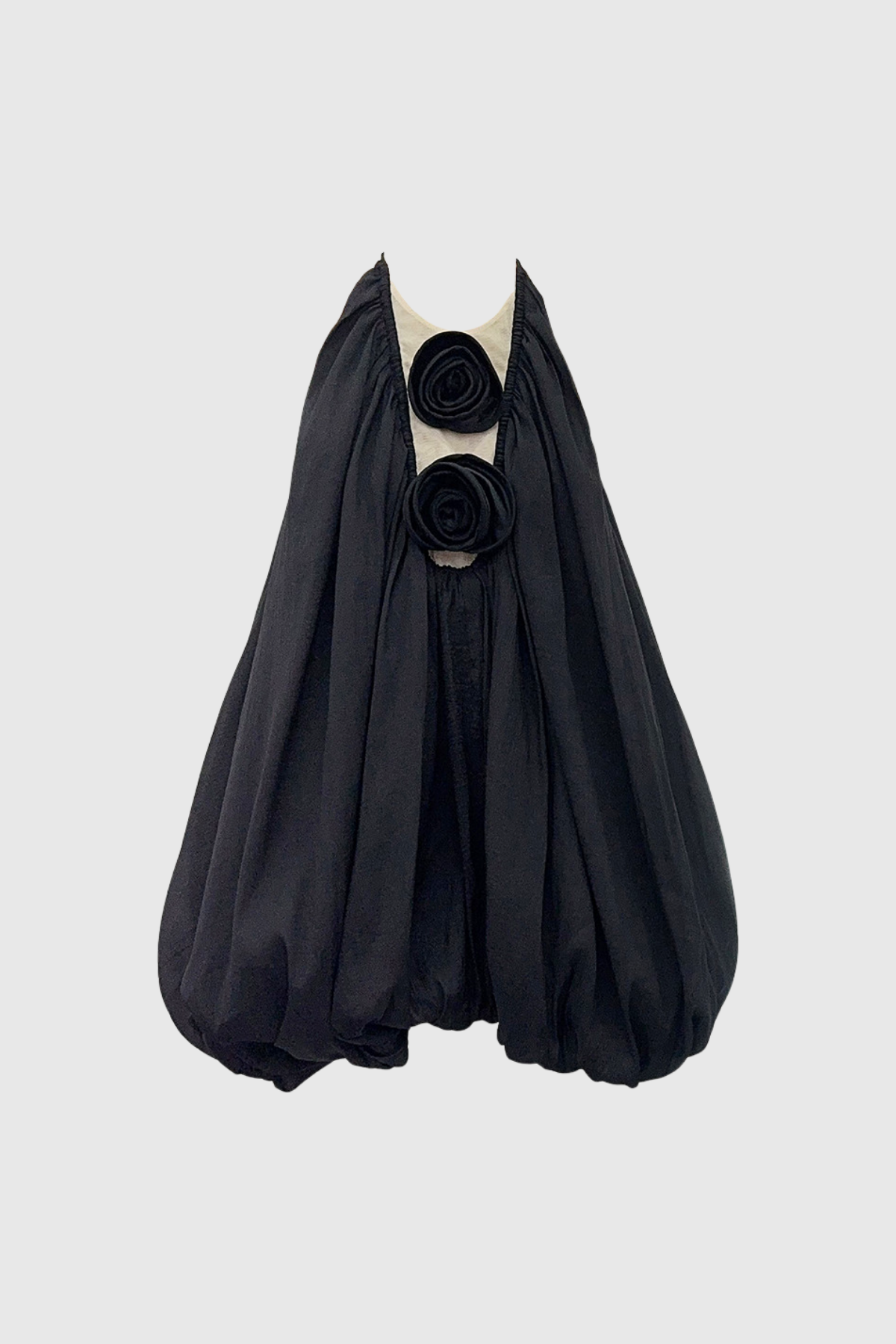 Cam Ruch Flower Puffy Mini Dress