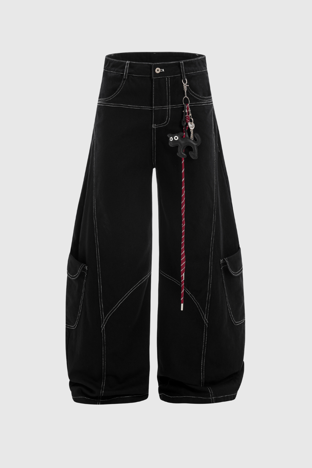 Camilo Baggy Jeans In Black