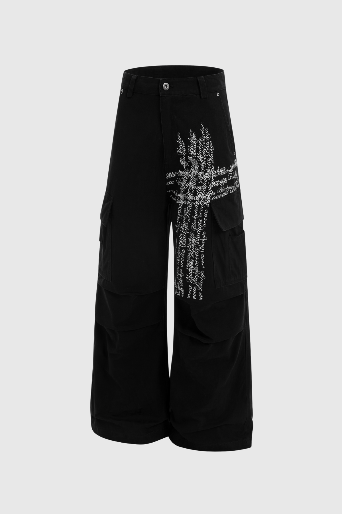 Cammie Print Jeans In Black