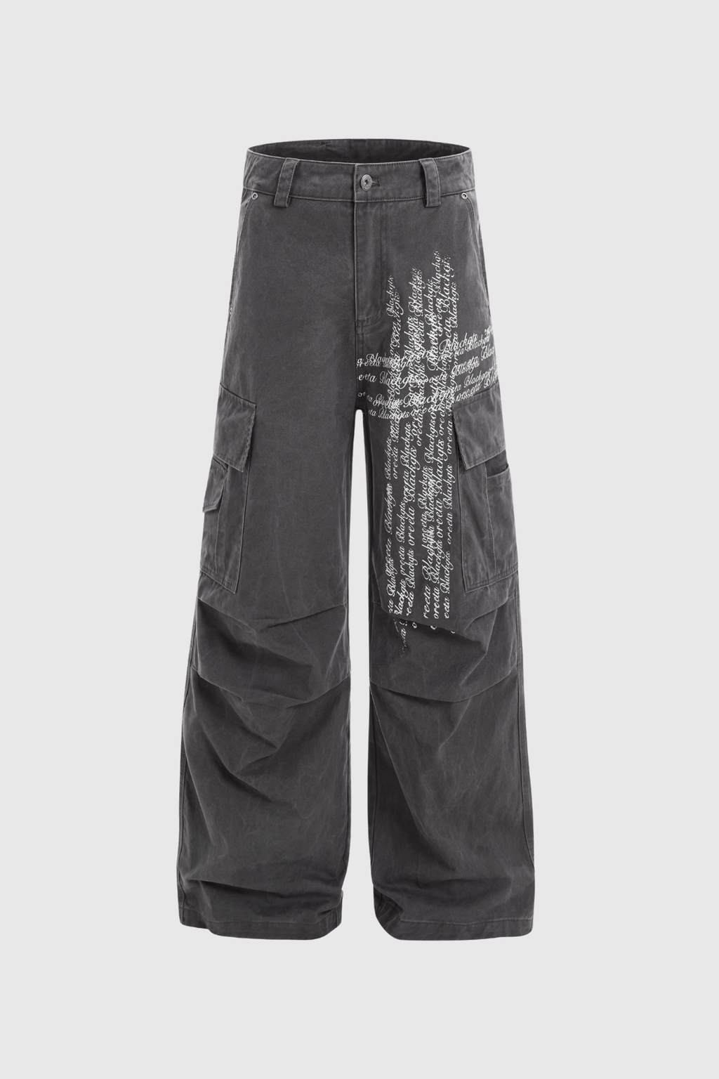 Cammie Print Jeans In Grey