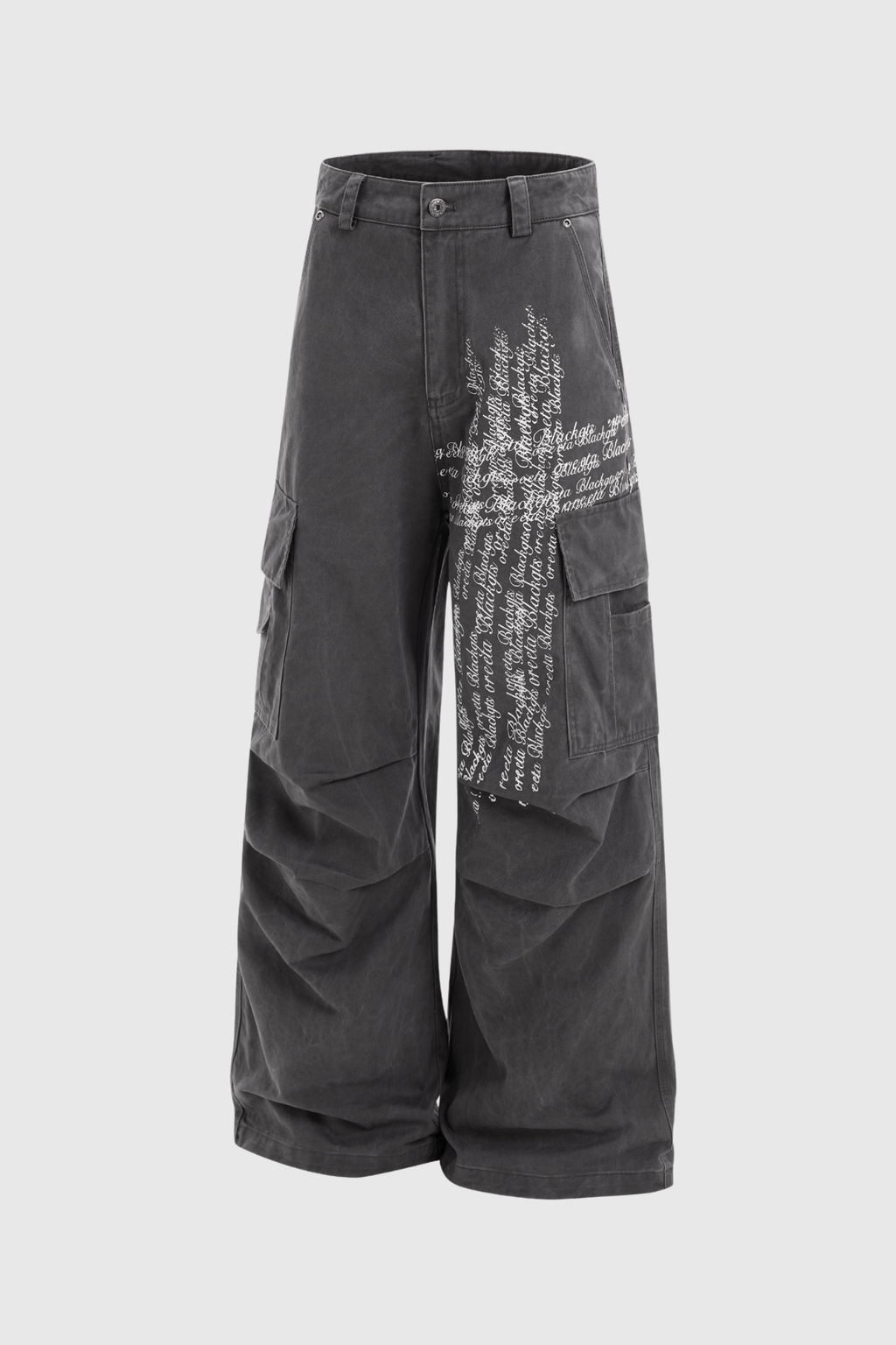 Cammie Print Jeans In Grey