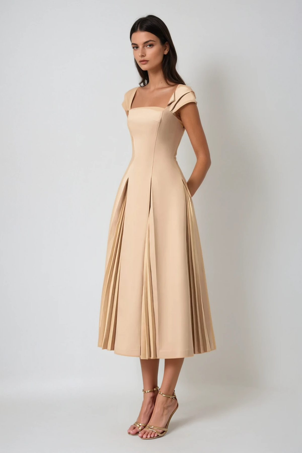 Candelario Ruch Midi Dress