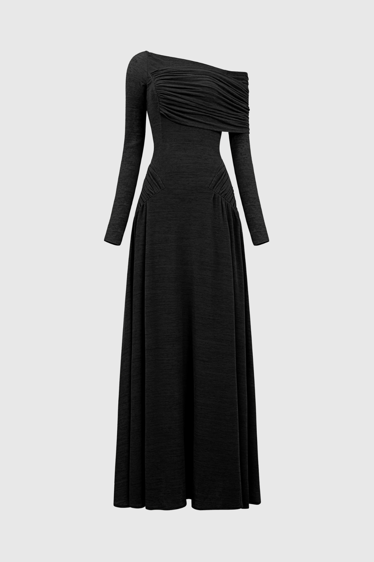 Candi Ruch Asymmetric Maxi Dress