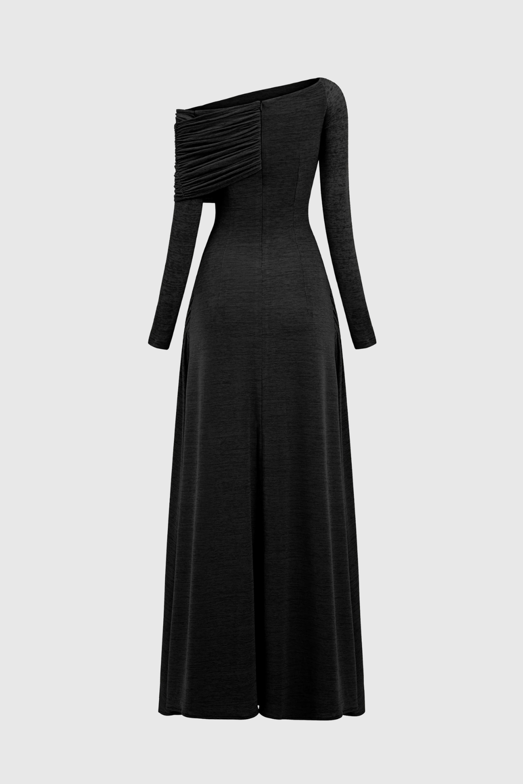 Candi Ruch Asymmetric Maxi Dress