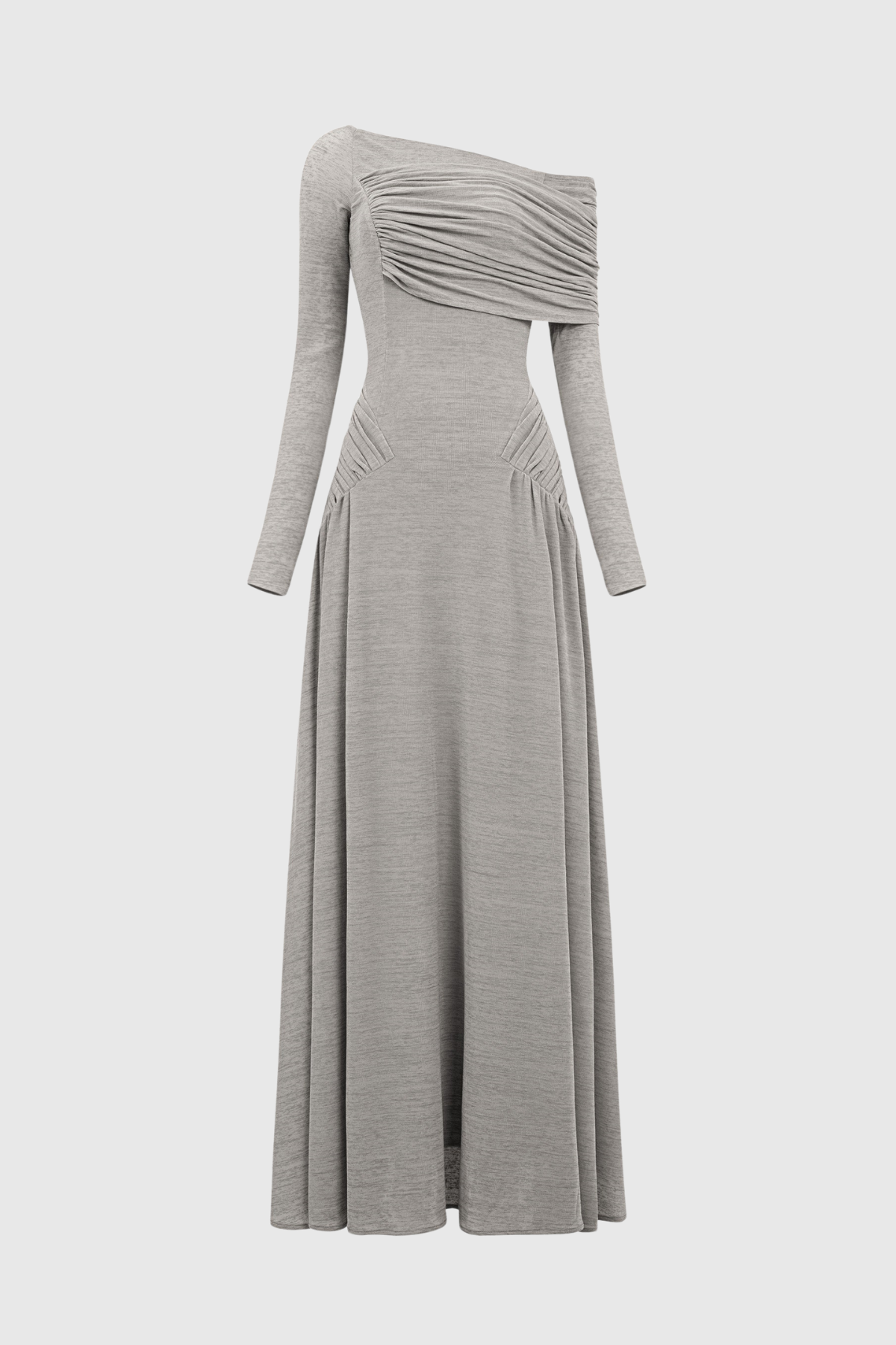 Candi Ruch Asymmetric Maxi Dress