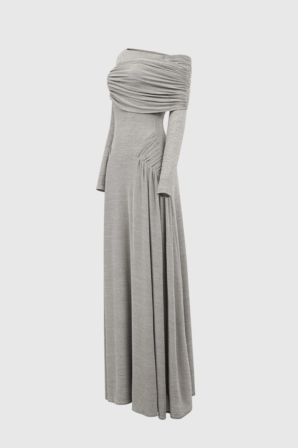 Candi Ruch Asymmetric Maxi Dress