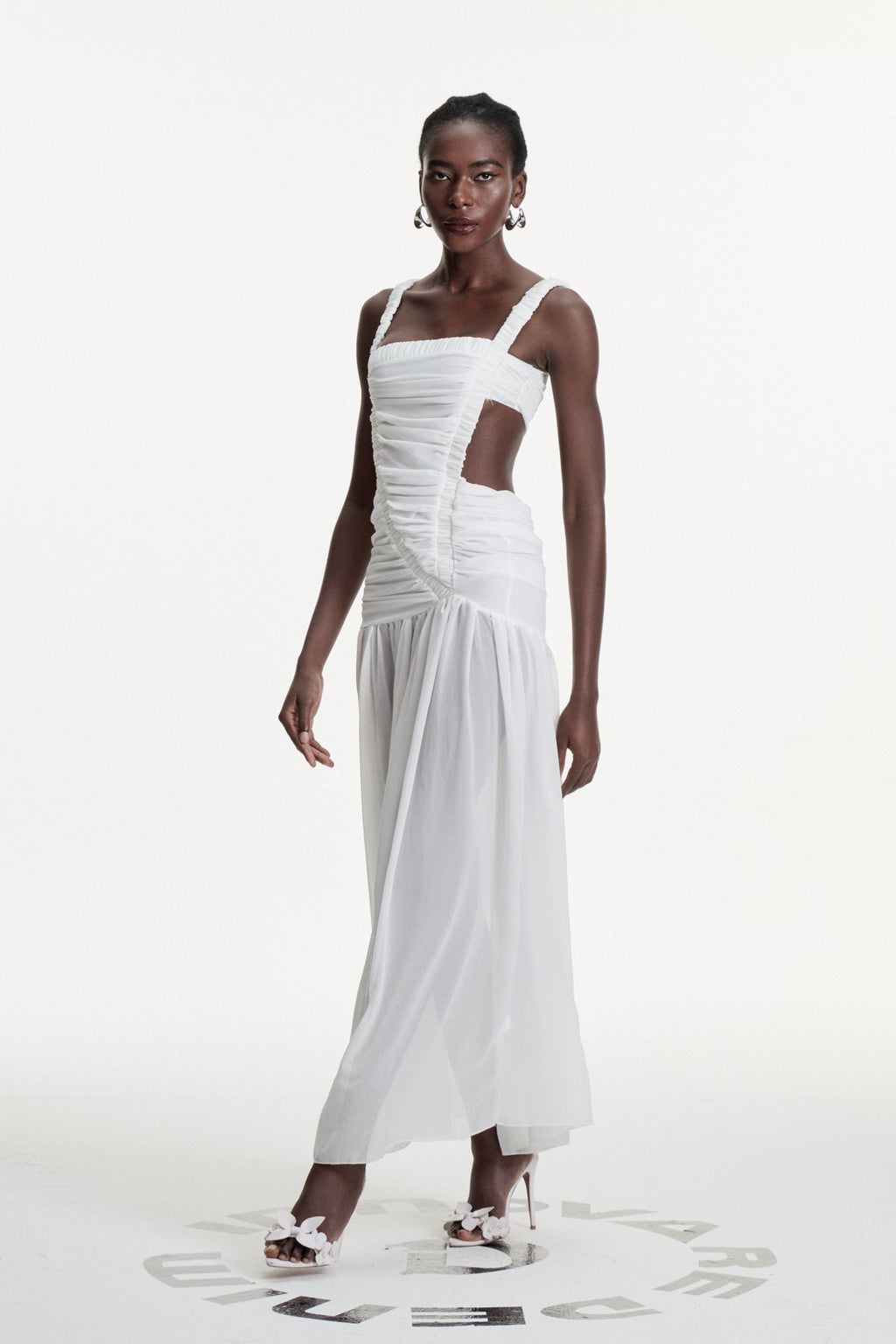 Candy Ruch Cutout Maxi Dress