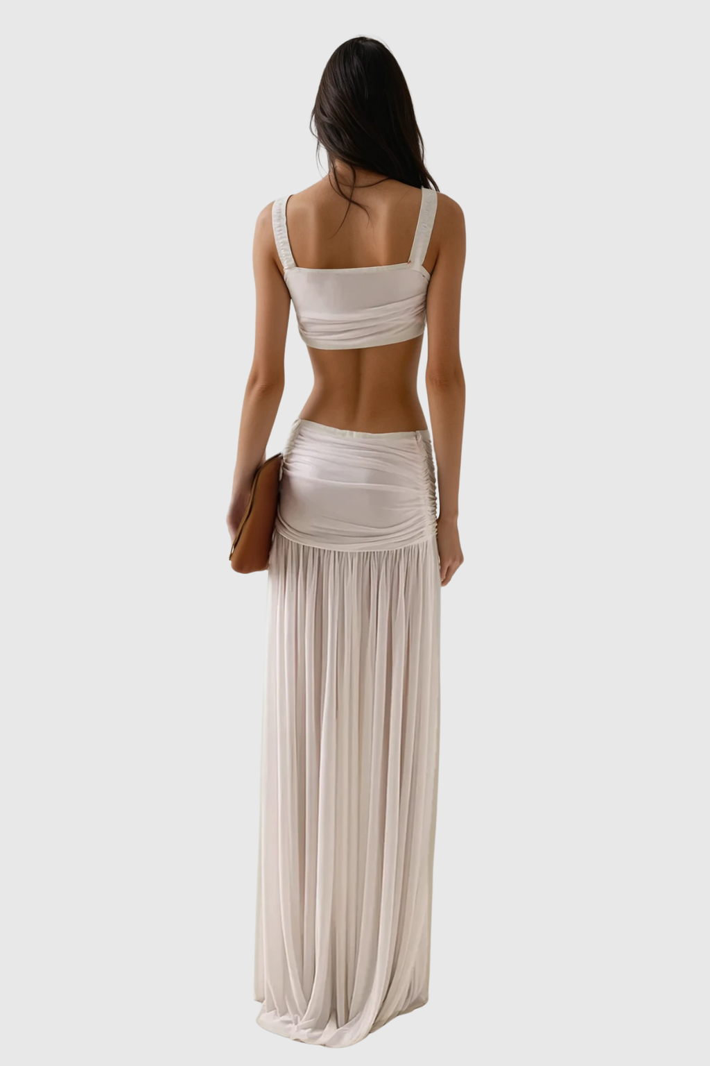 Candy Ruch Cutout Maxi Dress