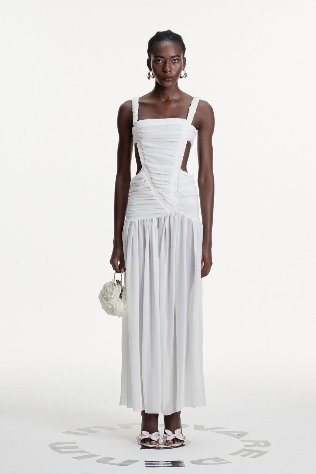 Candy Ruch Cutout Maxi Dress