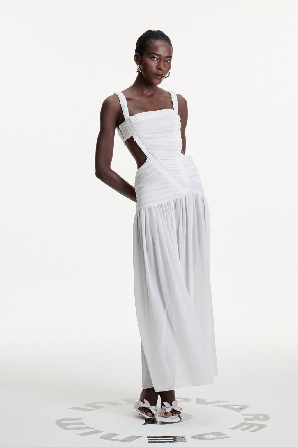 Candy Ruch Cutout Maxi Dress