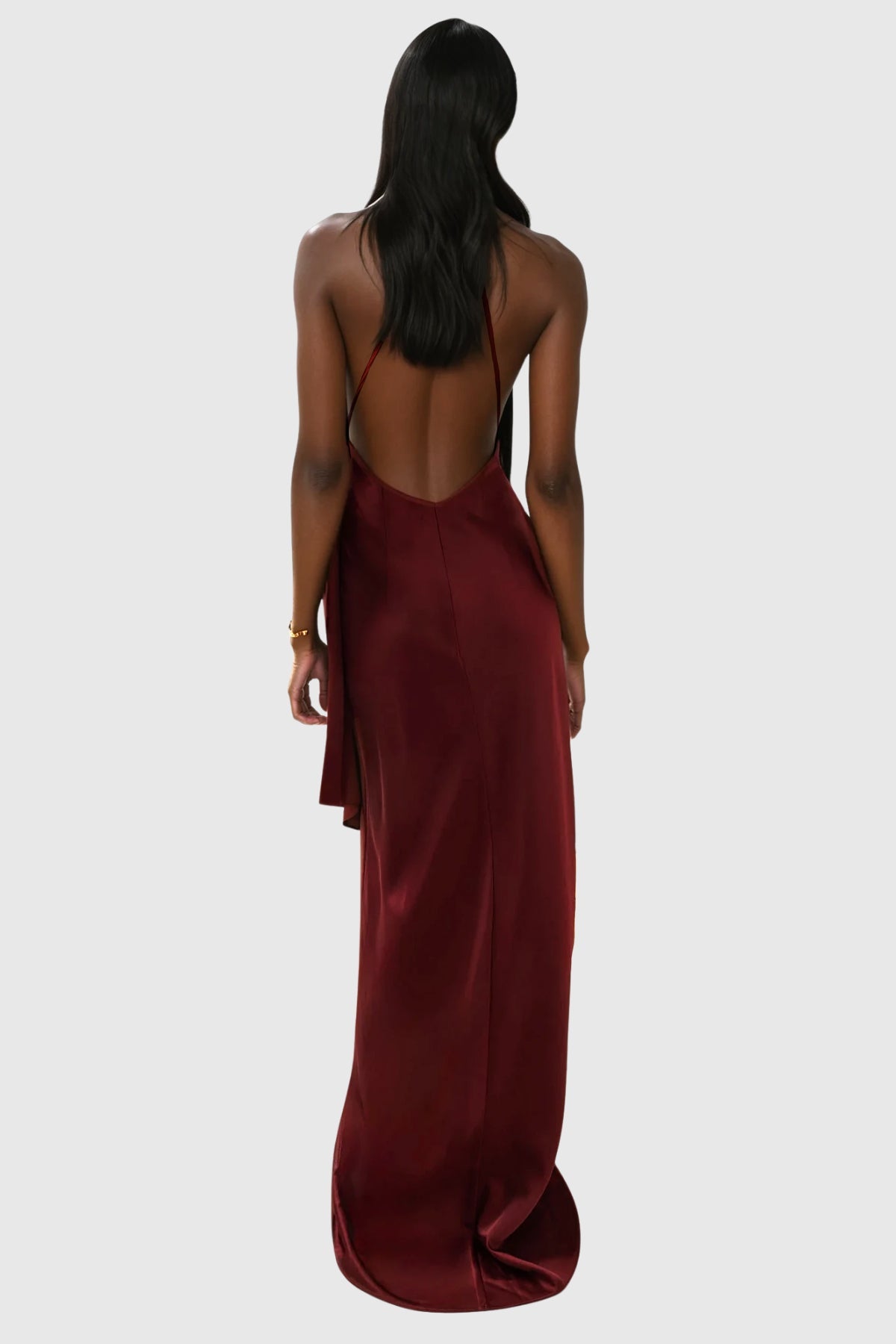 Candyce Sleeveless Asymmetric Maxi Dress