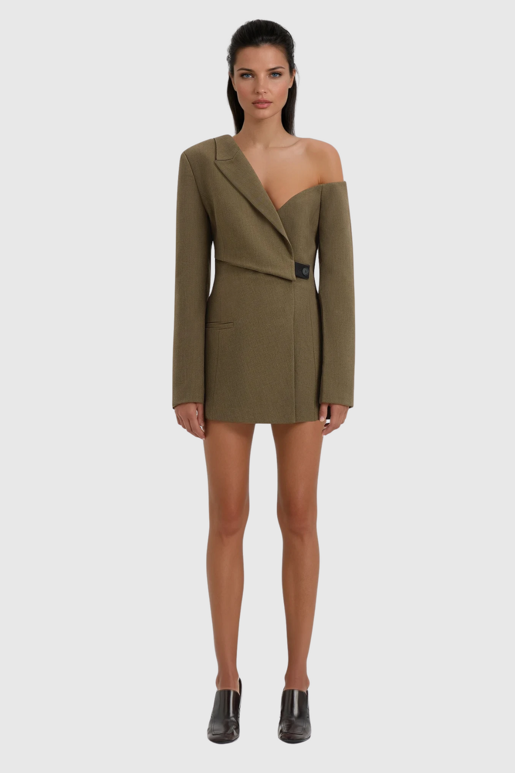 Caner Asymmetric One Shouder Blazer