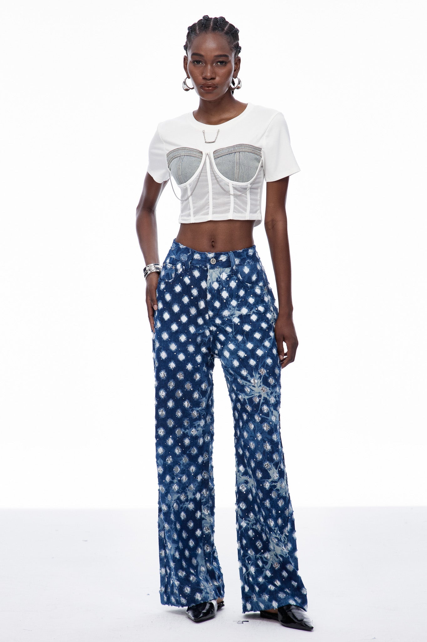 Caoilinn Chain Corset Top