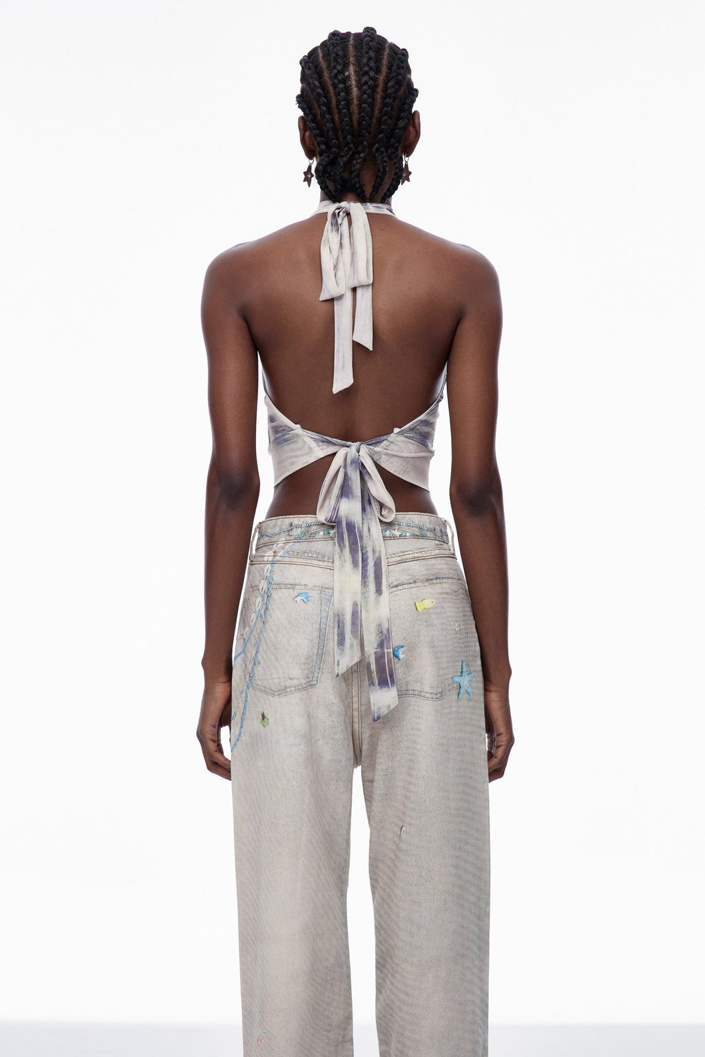 Cardea Butterfly Halter Neck Top