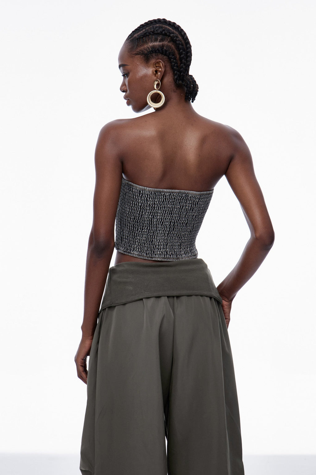 Carita Deconstruct Zipper Denim Top