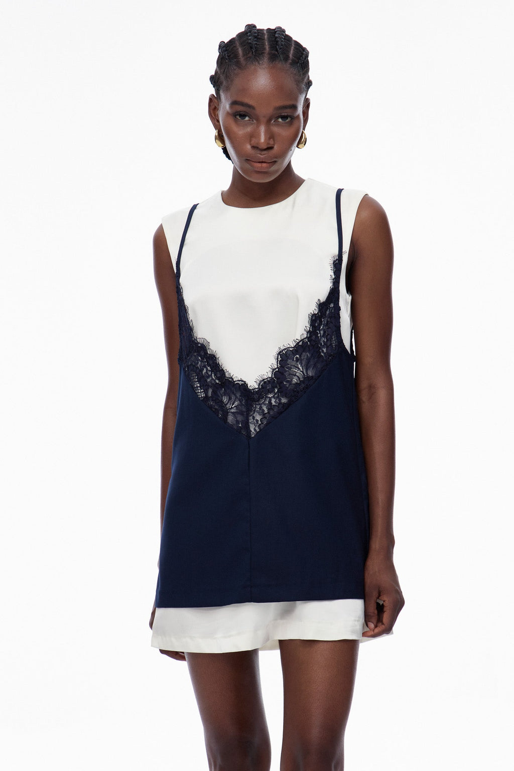 Carloman Lace Sleeveless Top