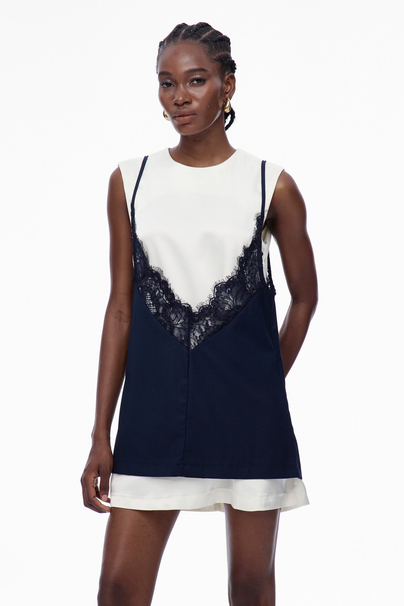 Carloman Lace Sleeveless Top