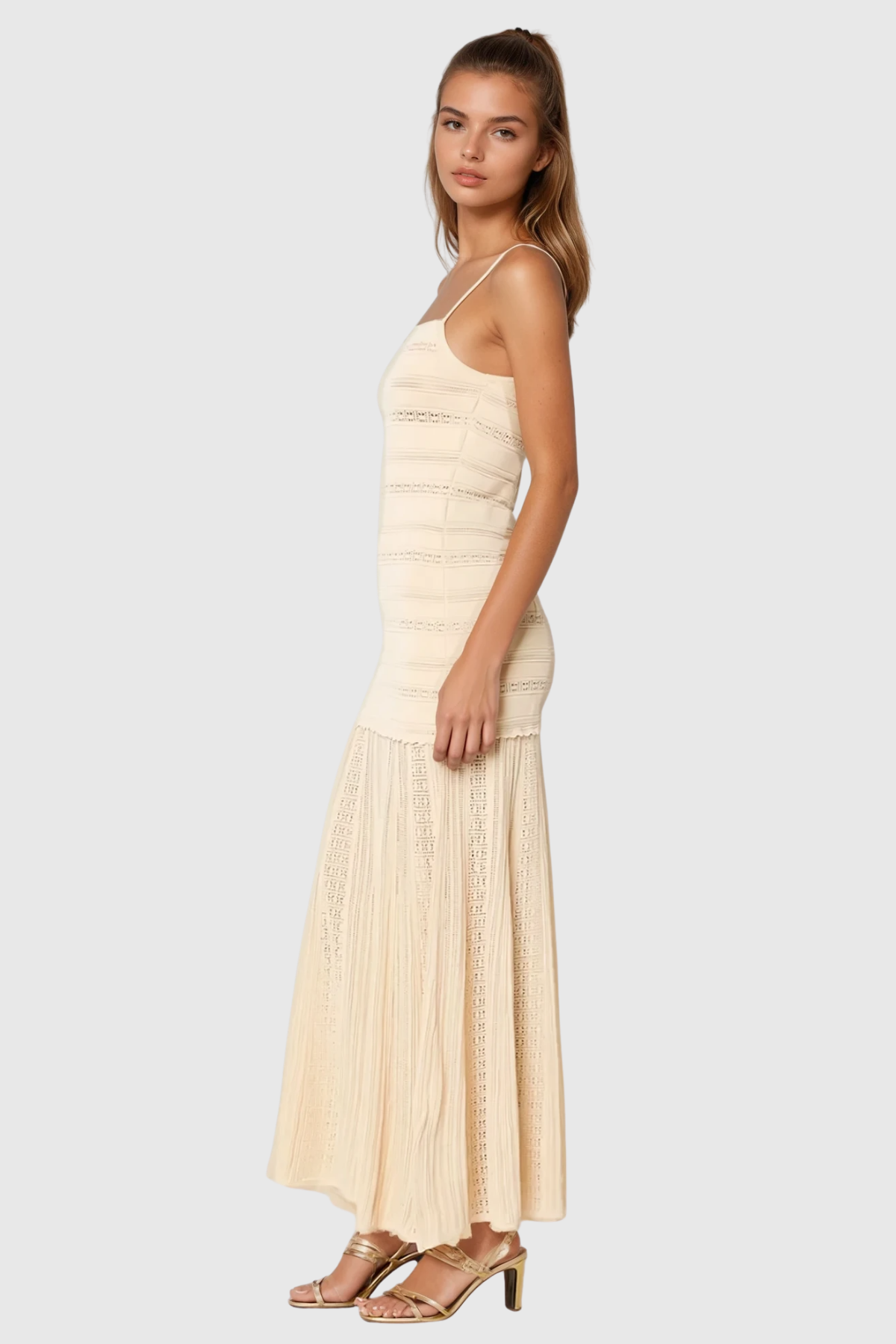 Carrol Stripe Knit Maxi Dress