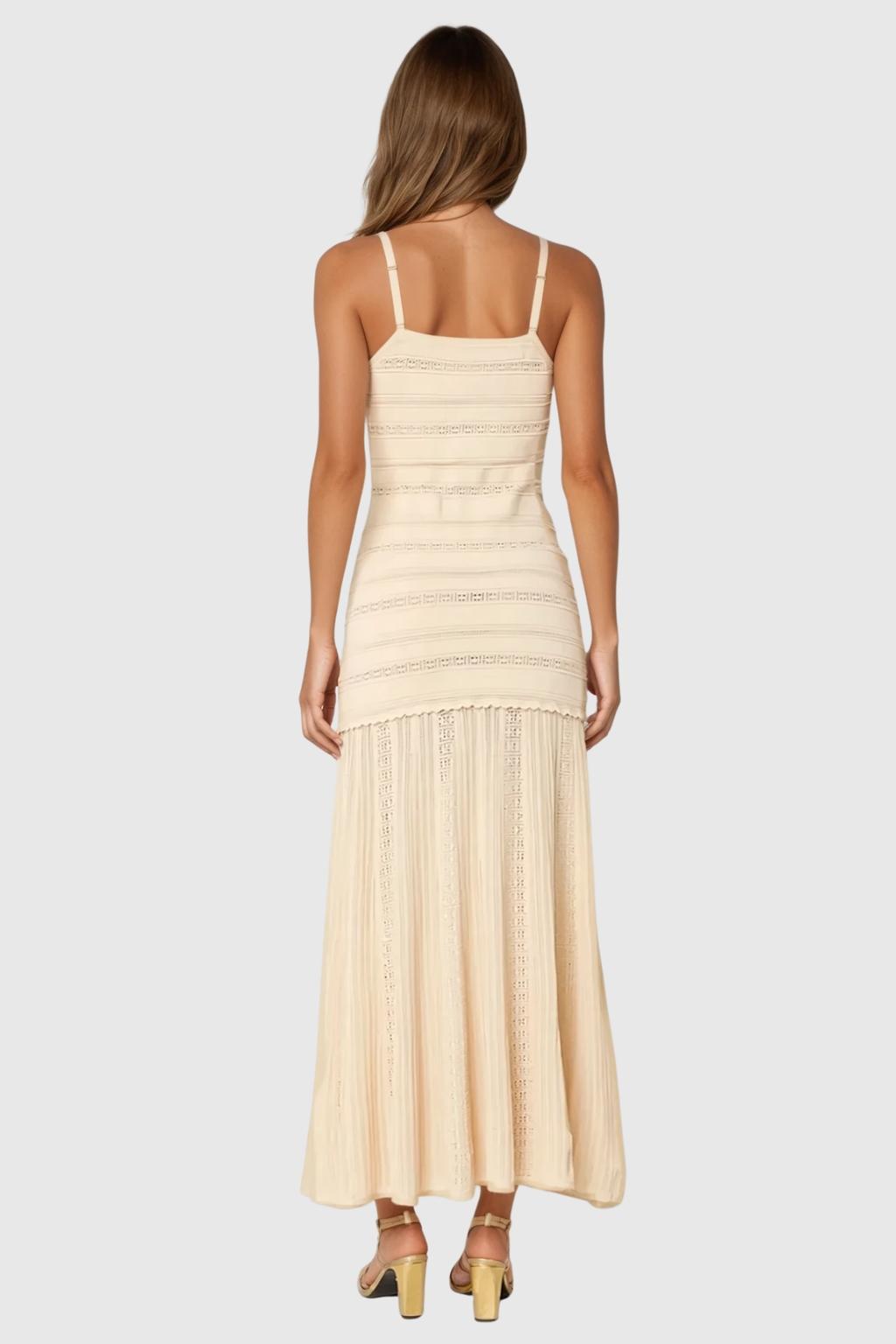 Carrol Stripe Knit Maxi Dress