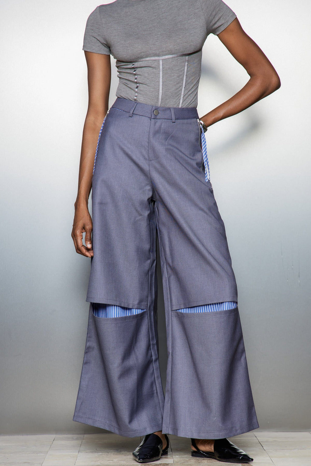 Carver Cutout Stripe Pants