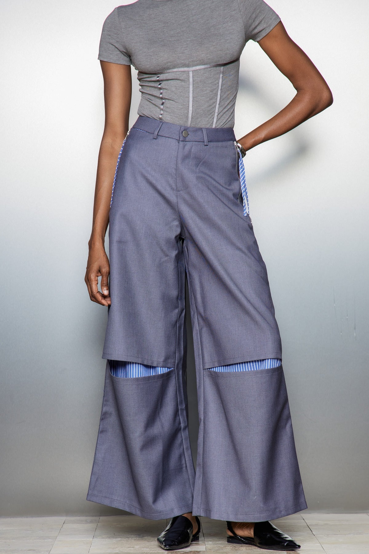 Carver Cutout Stripe Pants