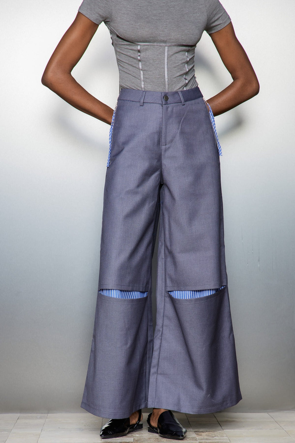 Carver Cutout Stripe Pants