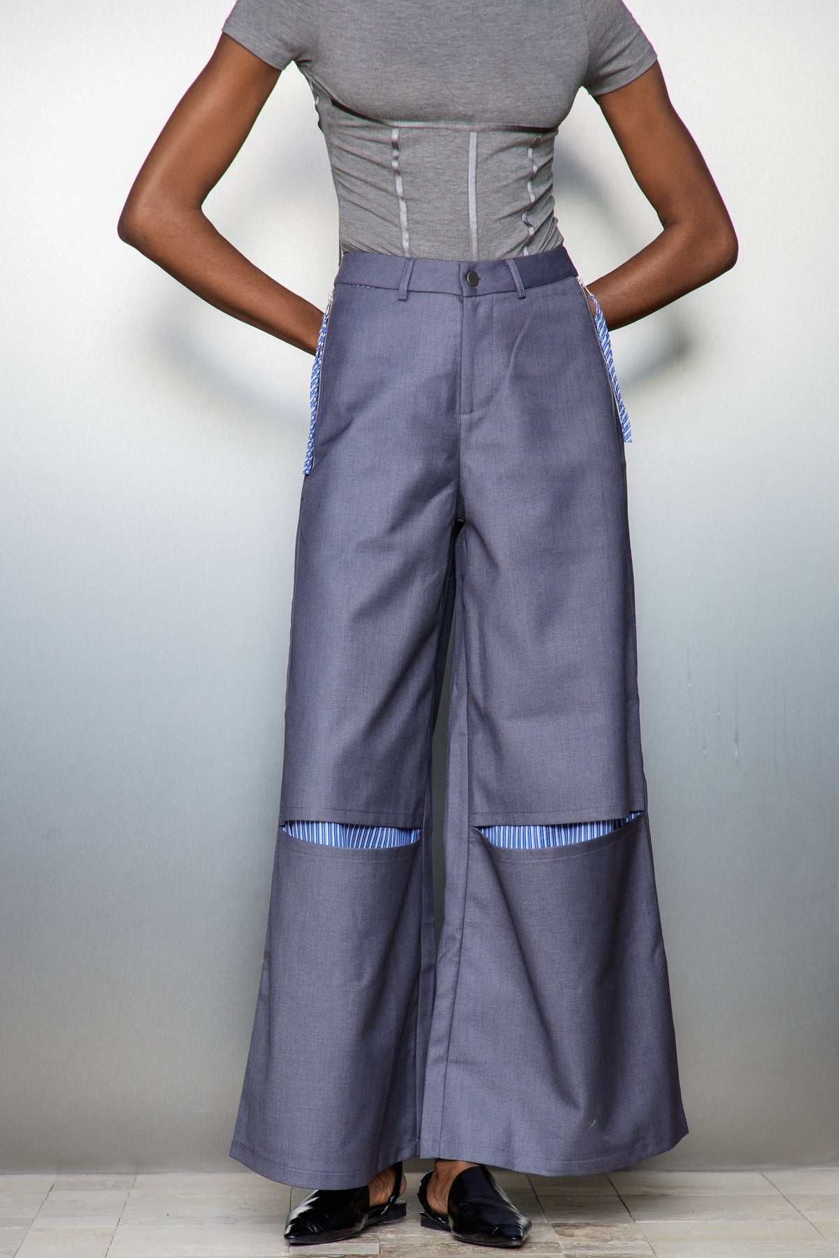 Carver Cutout Stripe Pants