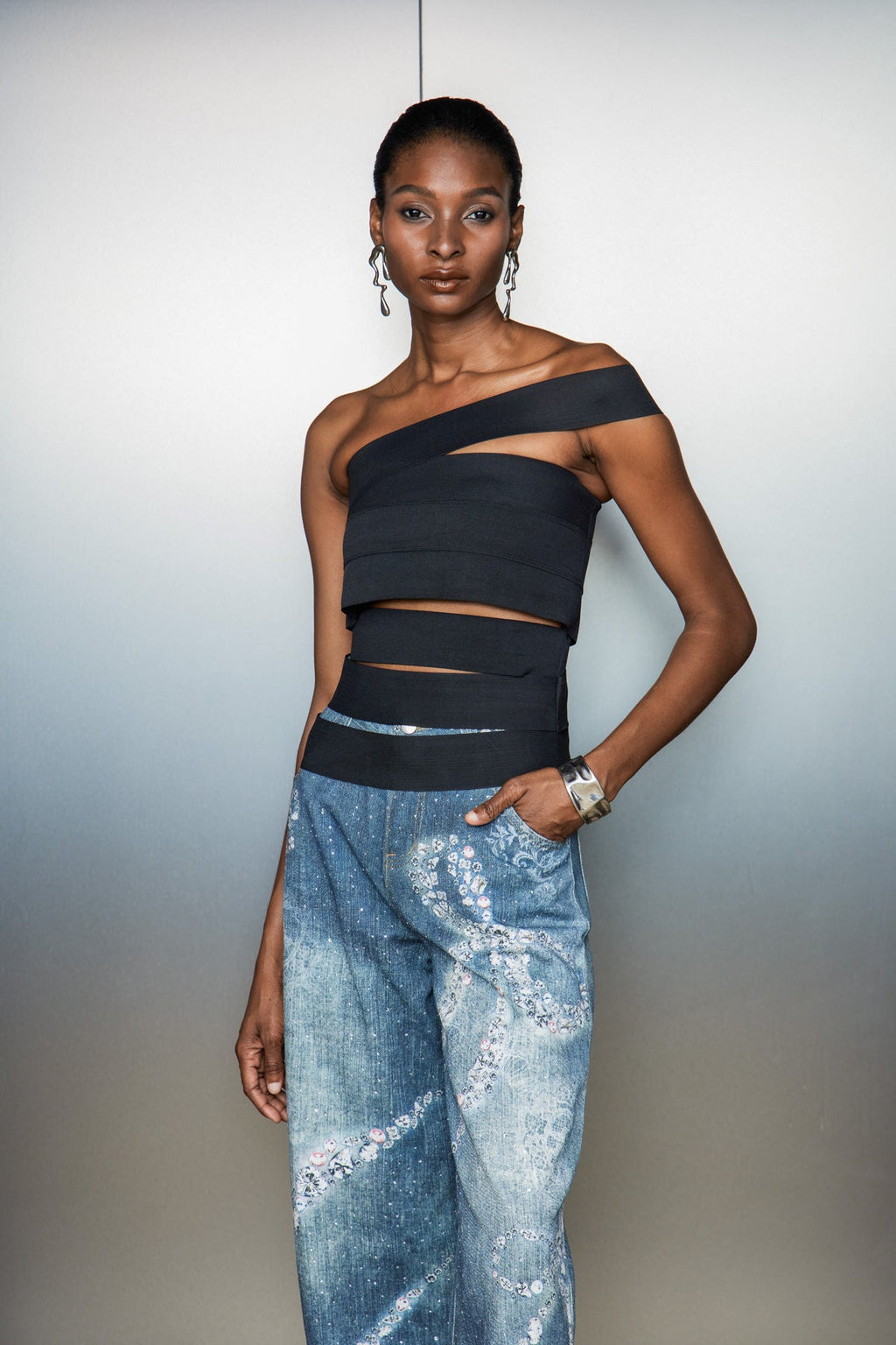 Casilda Cutout Asymmetric Top