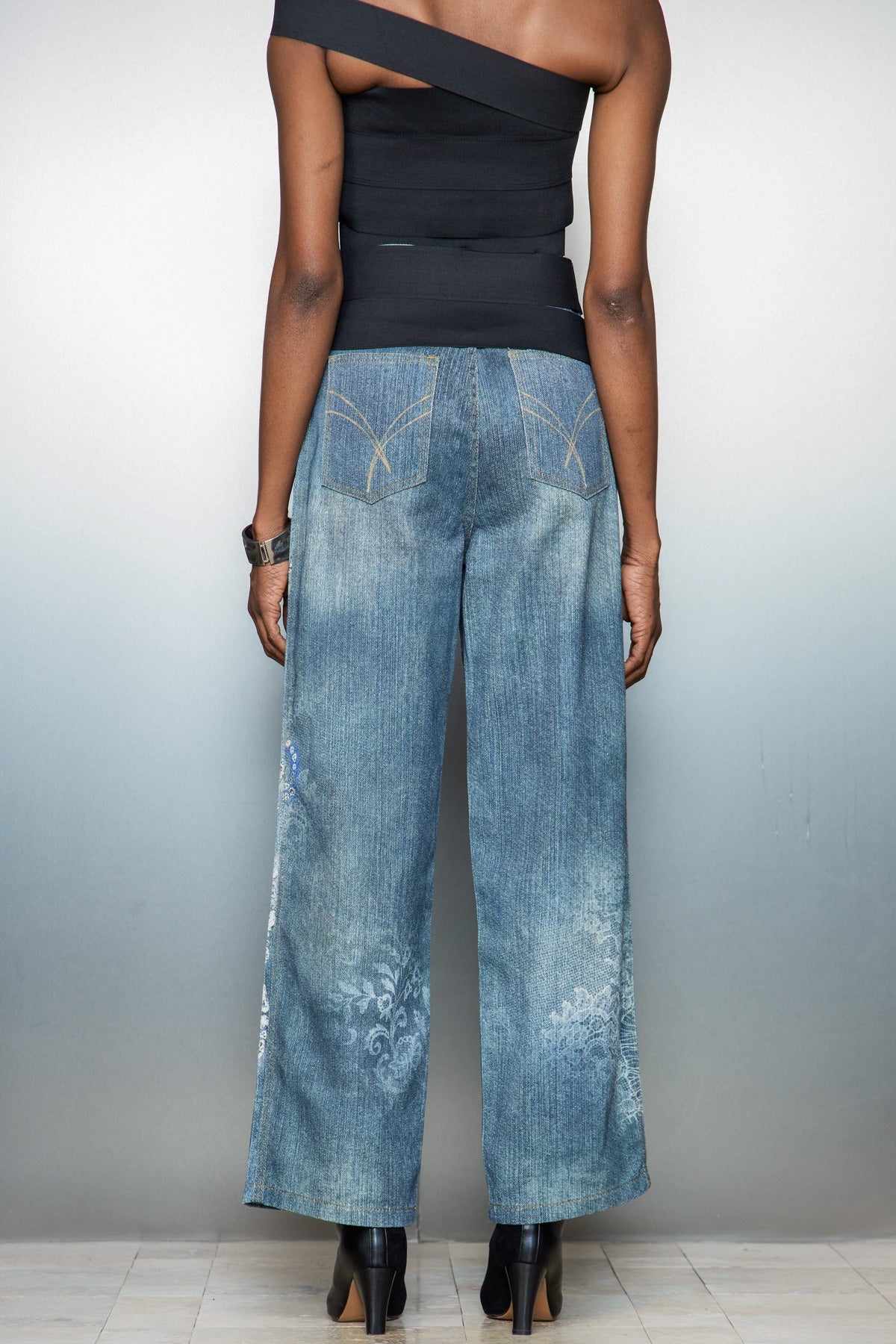 Casimir Bow Print Jeans