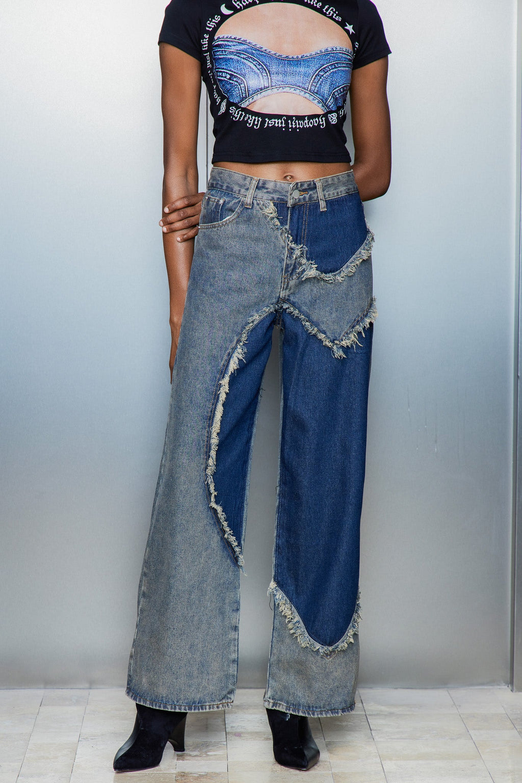 Caspian Deconstruct Asymmetric Jeans