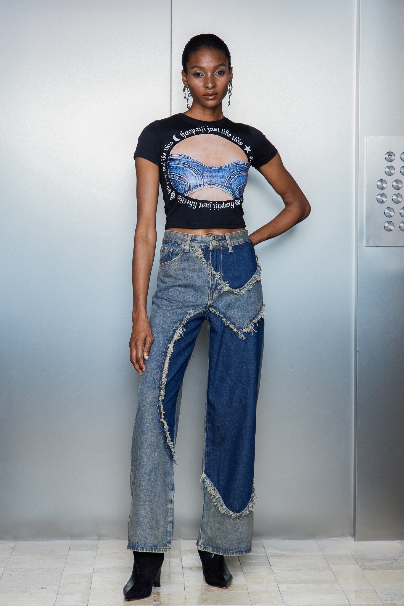 Caspian Deconstruct Asymmetric Jeans