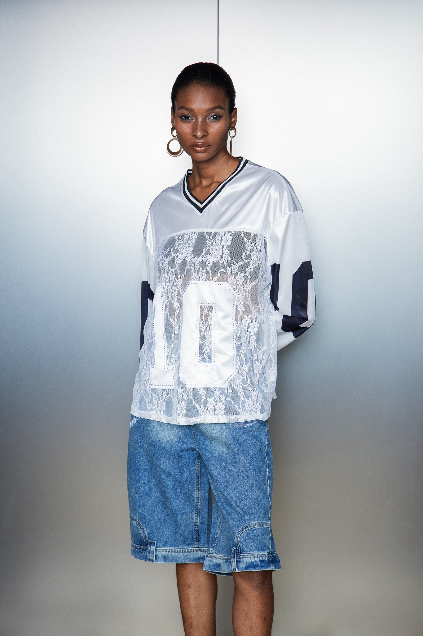 Cassius Lace Satin Top