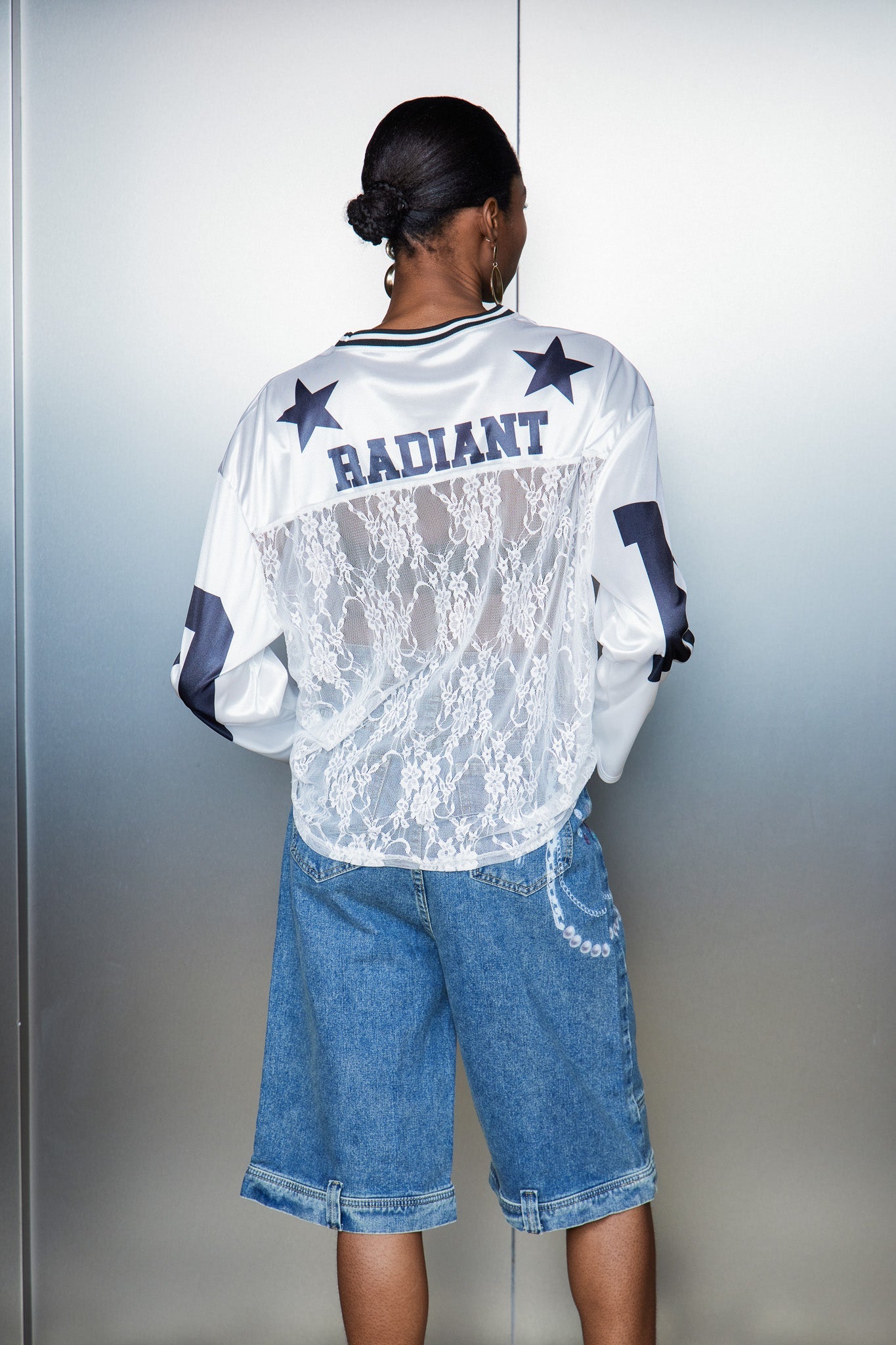 Cassius Lace Satin Top