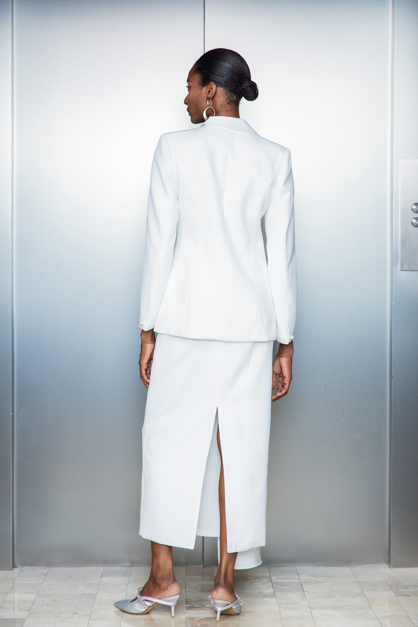 Cataleya Asymmetric Blazer Set