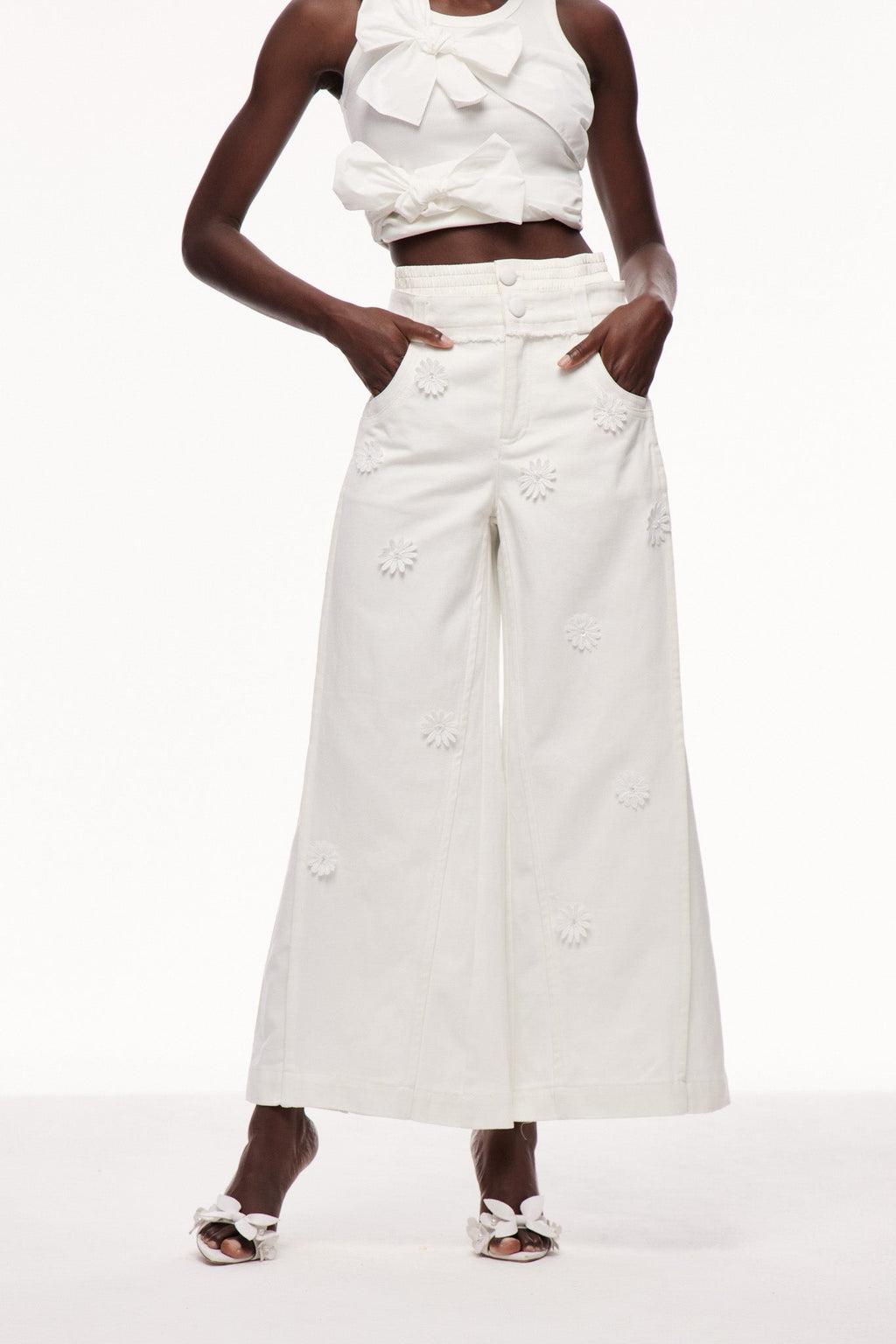 Cayson Flower Deconstruct Jeans